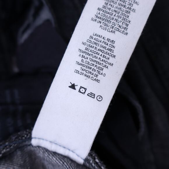 FRAME Le High Straight Leg Jeans Black Oak Ankle Straight Leg Denim Women's 28 - Picture 12 of 12